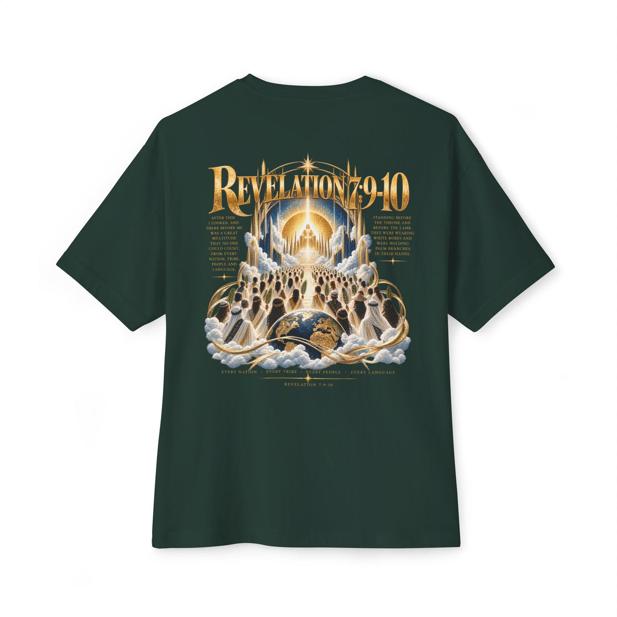 Revelation 7:9-10 Premium Boxy Tee