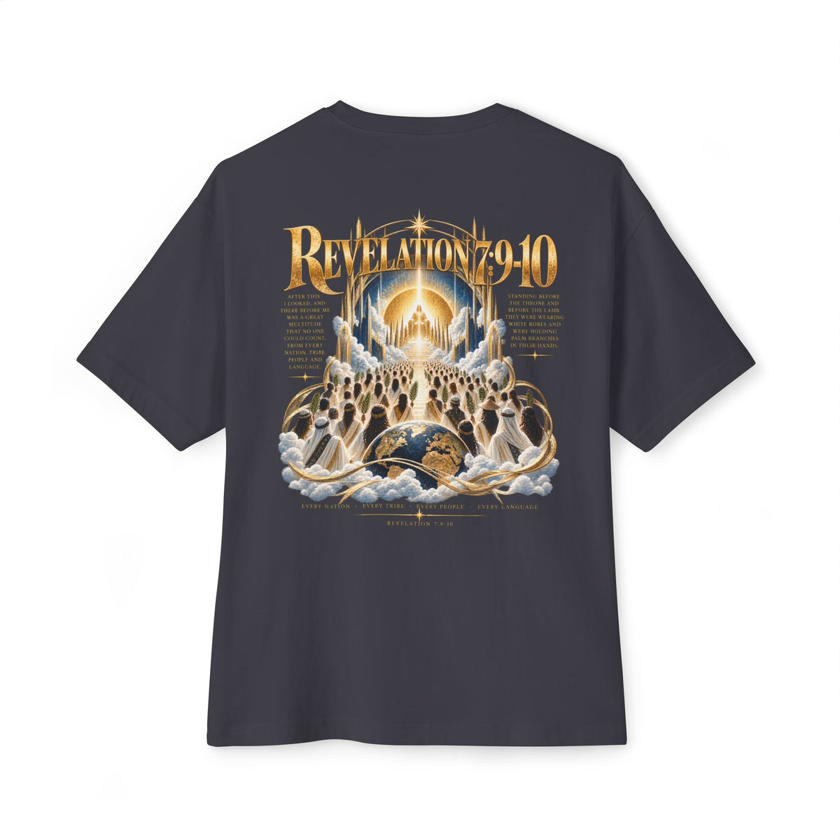 Revelation 7:9-10 Premium Boxy Tee