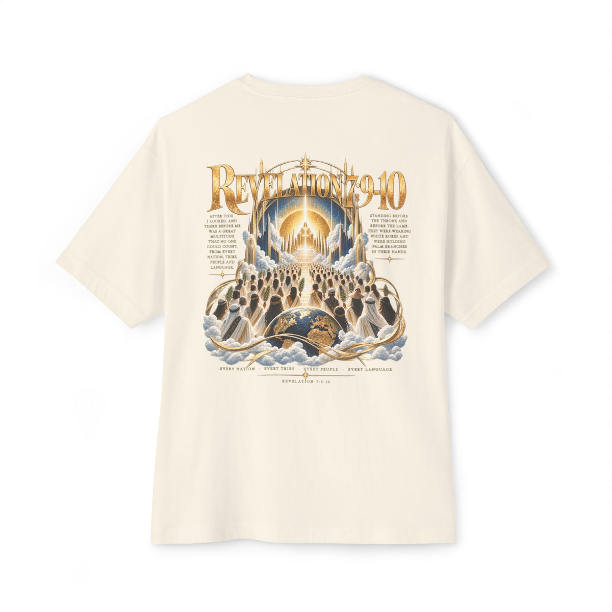 Revelation 7:9-10 Premium Boxy Tee