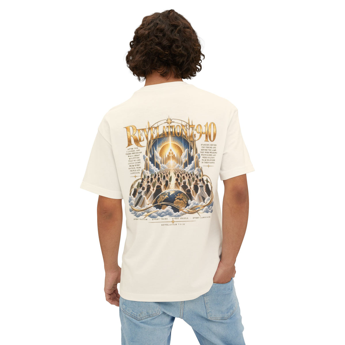 Revelation 7:9-10 Premium Boxy Tee