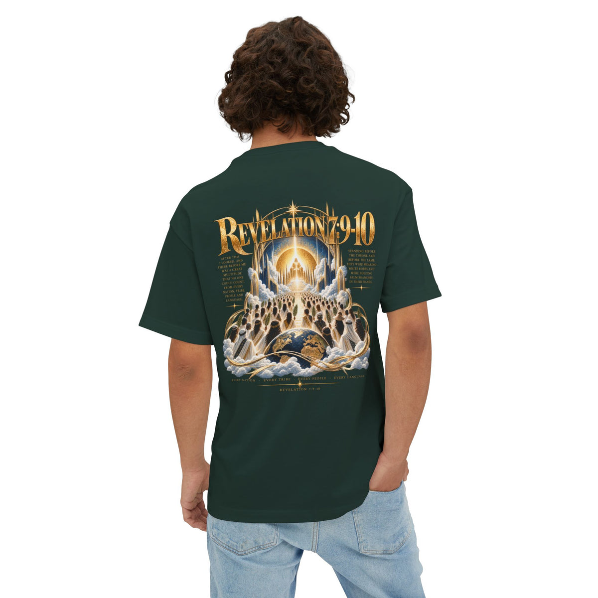Revelation 7:9-10 Premium Boxy Tee
