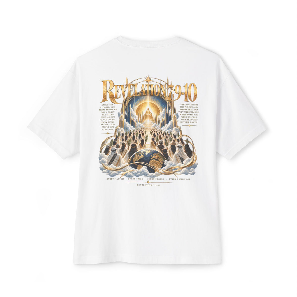 Revelation 7:9-10 Premium Boxy Tee