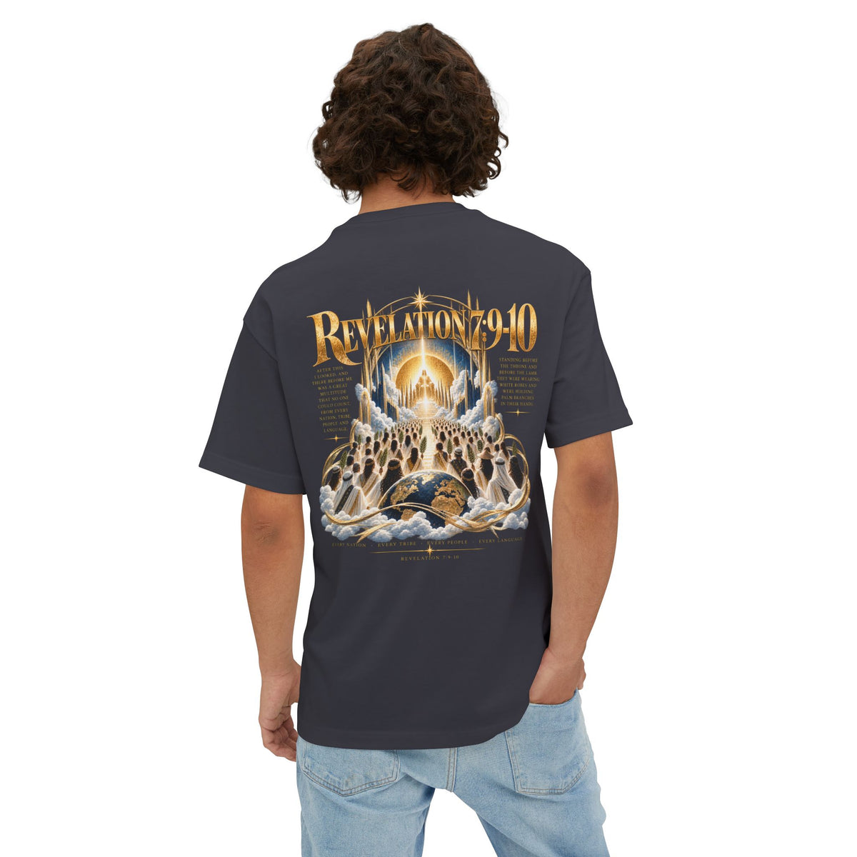 Revelation 7:9-10 Premium Boxy Tee