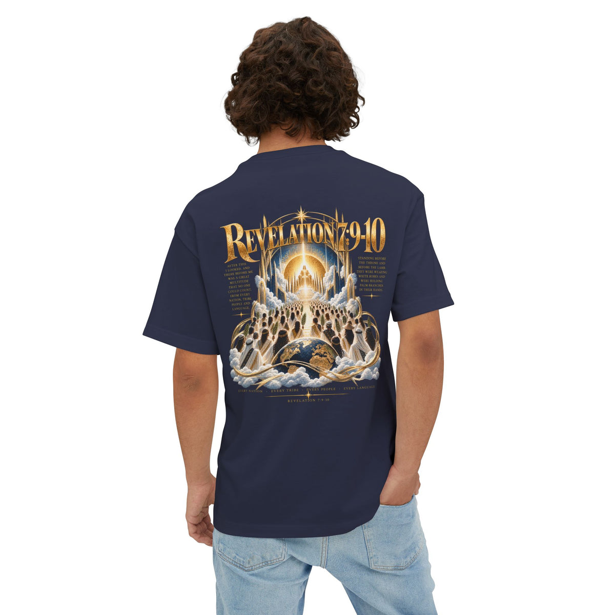 Revelation 7:9-10 Premium Boxy Tee