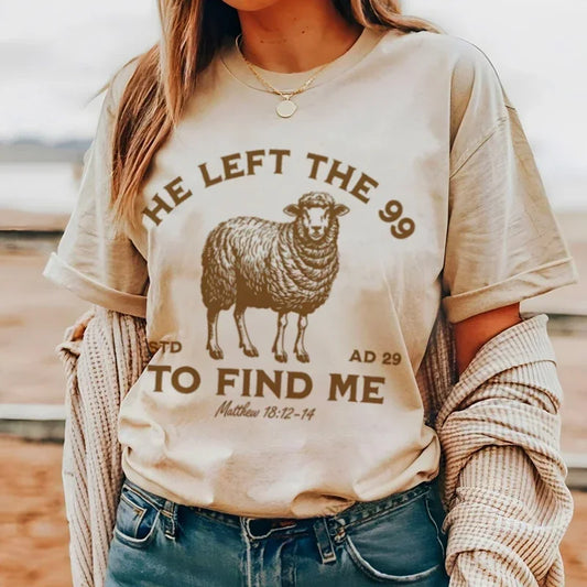 He Left the 99 T-shirt